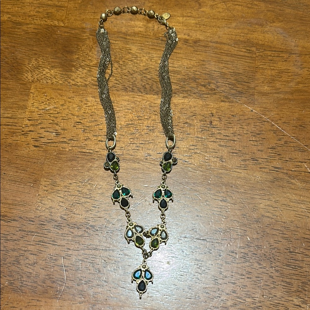 Green leaves Rachel Reinhardt Necklace